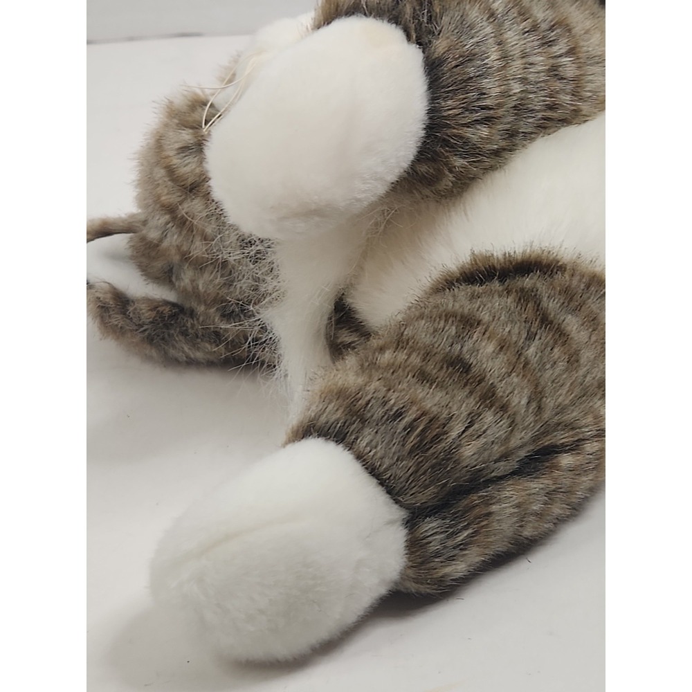 Ty Classic O'Malley Cat Plush 2002 Retired 12" Stuffed Animal Fluffy Tabby W/Tag - Picture 14 of 16